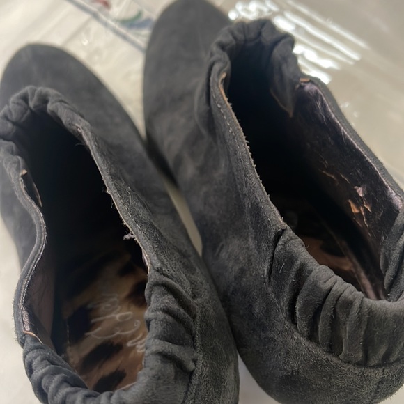 SAM EDELMAN GREY SUEDES THREE IN HEEL NEW NEVER WORN🎉pricedrop - Picture 11 of 11